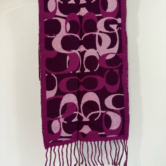 Coach Accessories - Coach pink  scarf